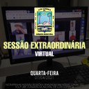 Câmara de Luís Correia discute projetos e requerimento durante Sessão Extraordinária Virtual de 07/04/2021