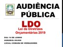  Câmara de Luís Correia vai debater LDO 2019 em audiência pública com a população