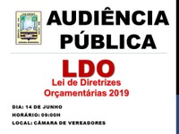  Câmara de Luís Correia vai debater LDO 2019 em audiência pública com a população