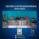 Câmara discute Projetos durante Sessão Extraordinária de 18/01/2023