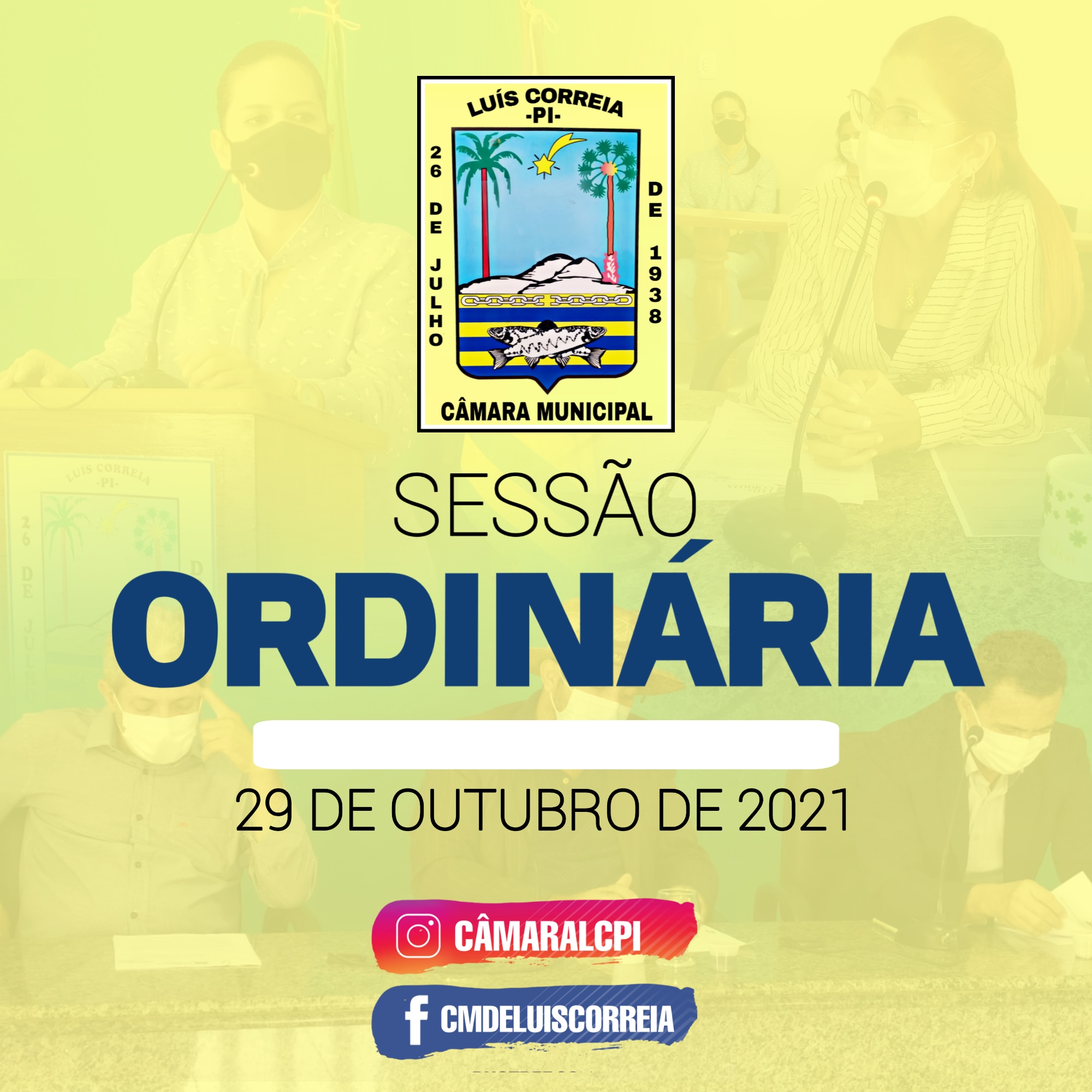 Câmara discute Projetos durante Sessão Ordinária de 29/10/2021