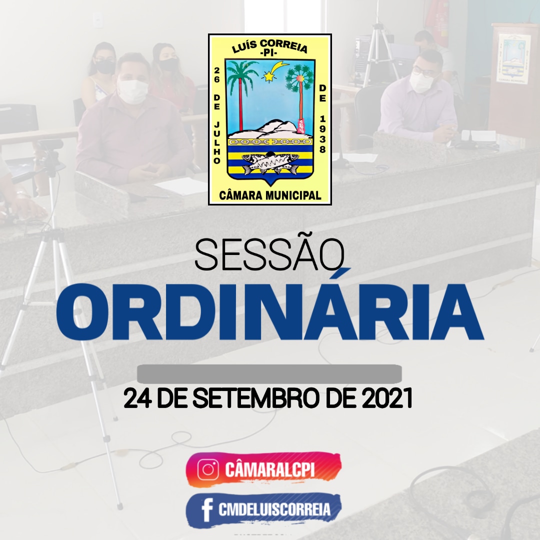 Câmara discute Projetos e Requerimentos durante Sessão Ordinária de 24/09/2021