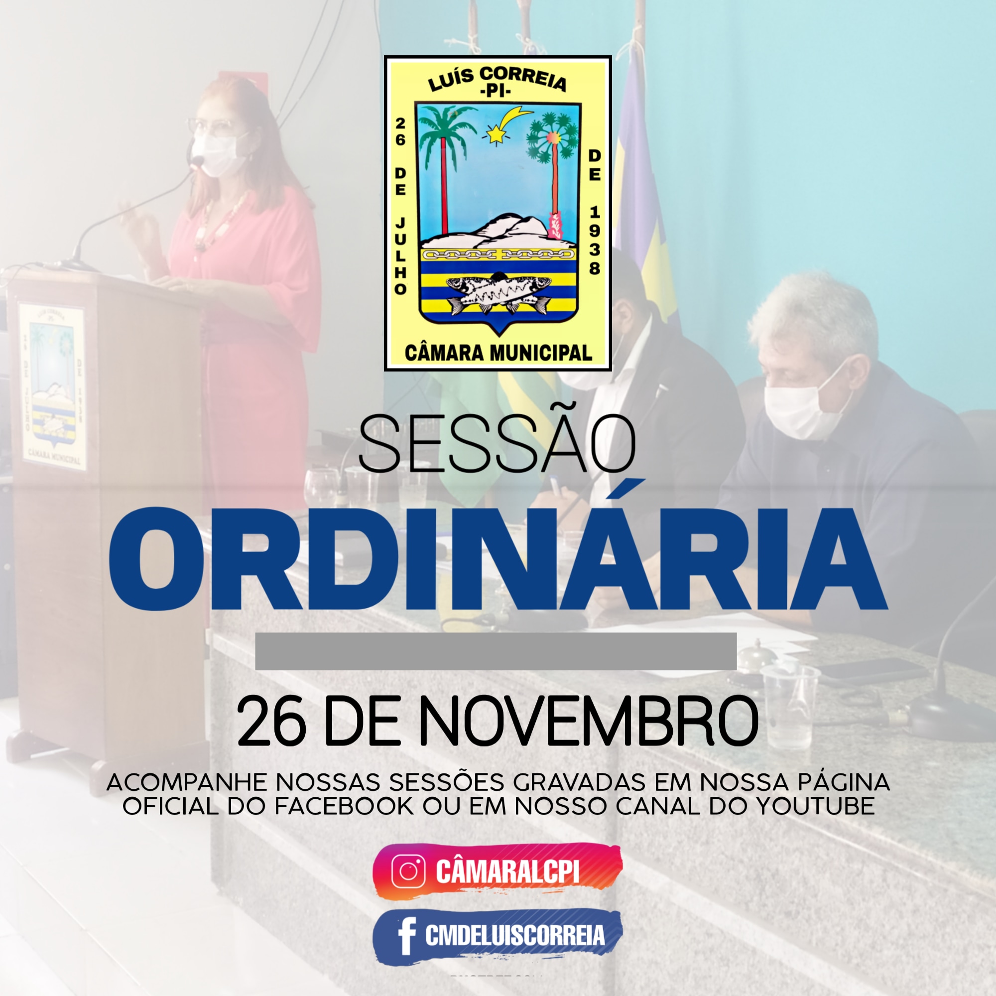 Câmara discute Projetos e Requerimentos durante Sessão Ordinária de 26/11/2021